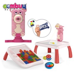 CB959655-CB959657 CB956504 - Drawing table camera kid painting projection with building block